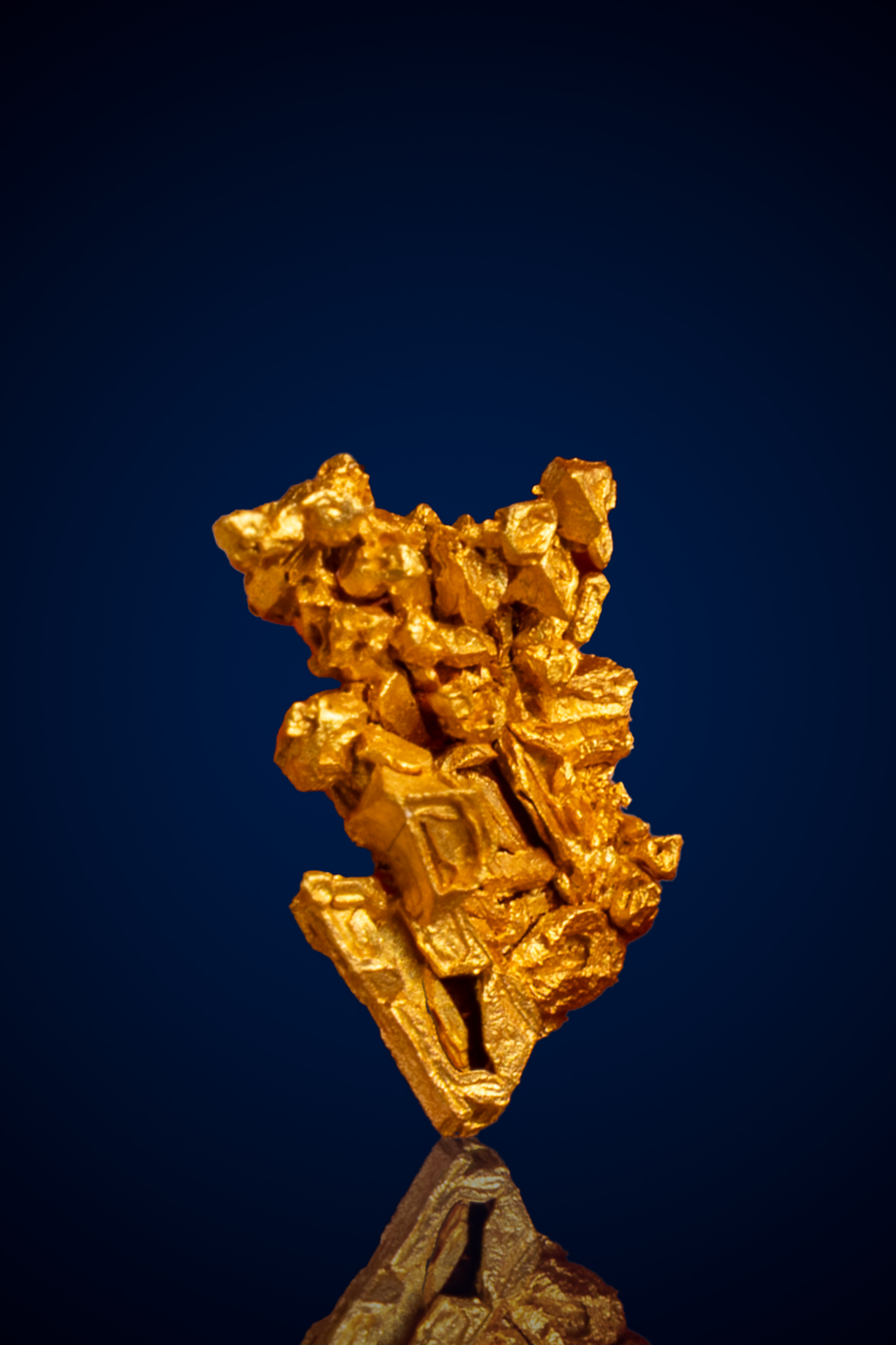 (image for) Jagged, Sculptural Natural Gold Crystal Nugget - Georgetown, Australia - 0.90 grams